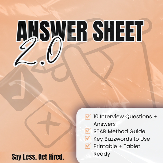 Answer Sheet 2.0
